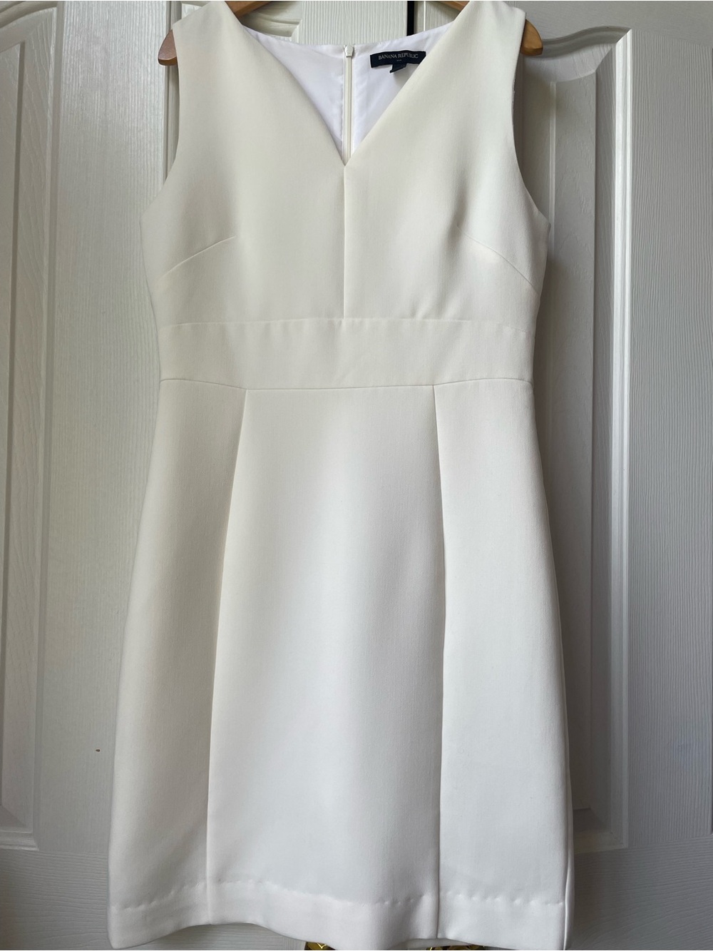 Banana Republic White Sheath Dress